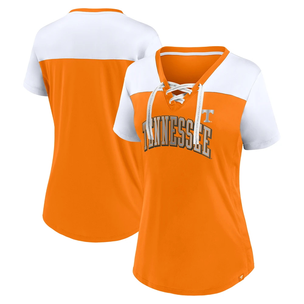 Women's Fanatics Tennessee Orange Volunteers Fundamentals Campus Win Athena Top
