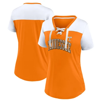 Women's Fanatics  Tennessee Orange Volunteers Fundamentals Campus Win Athena Top