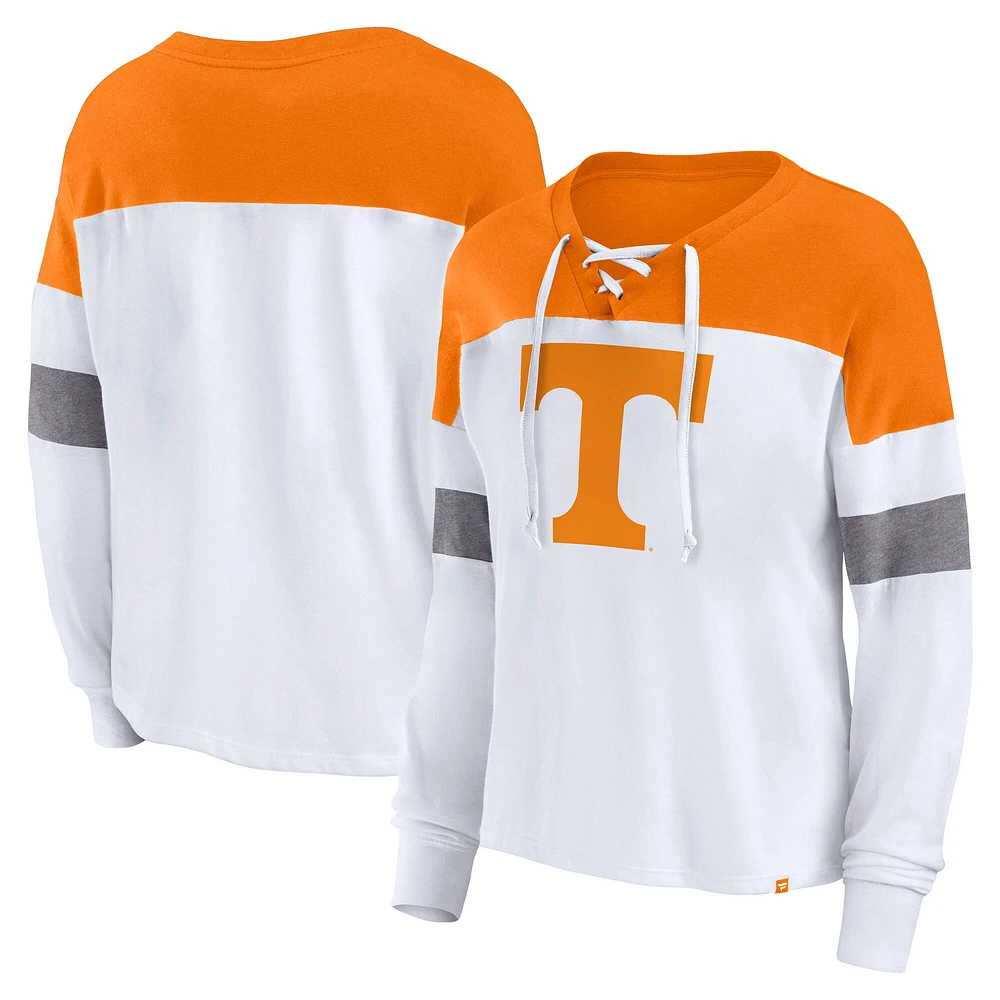 V110793 Tenn 02S8 EX 25 NCAA Fundamentals Biblend Chaussures à lacets manches longues TEELADL-S 00EL-02S8-UTN-0HK