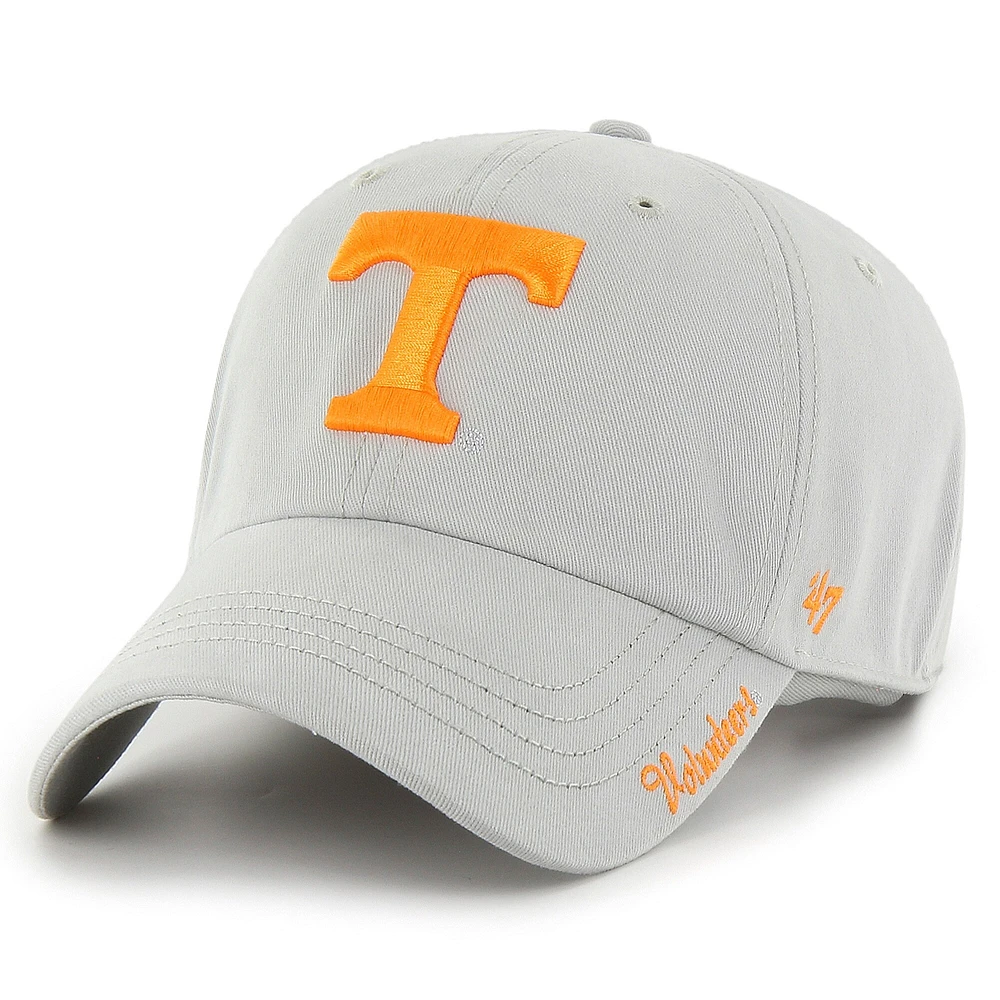 Casquette ajustable Miata Clean Up '47 Tennessee Volunteers pour femmes, grise