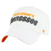 Casquette ajustable blanche Tennessee Volunteers Pensacola Clean Up pour femme '47