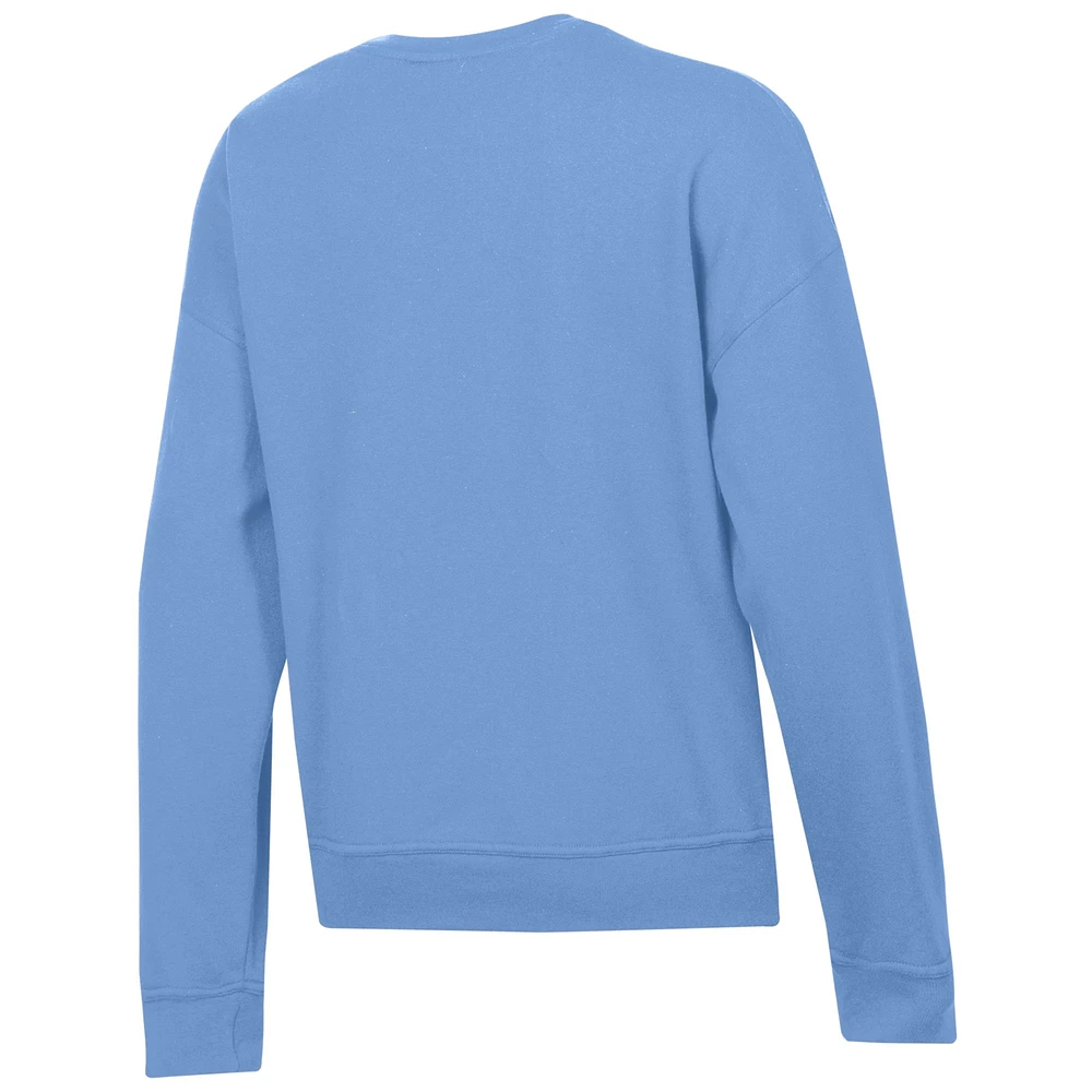 Sweat-shirt à capuche bleu clair Tennessee Lady Vols State Outline pour femme