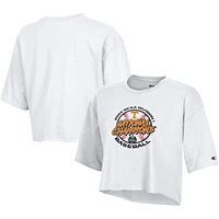 Championne des femmes White Tennessee Volunteers 2024 NCAA Baseball College World Series Champions T-shirt vestiaires