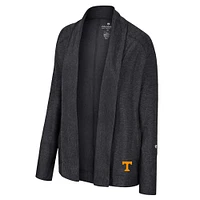 Pull cardigan Morningside Colosseum Charcoal Tennessee Volunteers pour femmes