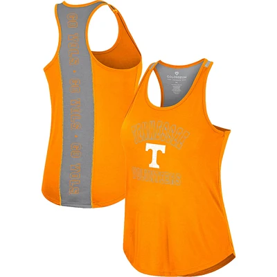 Women's Colosseum Tennessee Orange Volunteers 10 Days Racerback Scoop Neck Tank Top