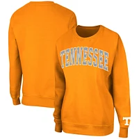 Women's Colosseum Tennessee Orange Volunteers Campanile Pullover Sweatshirt