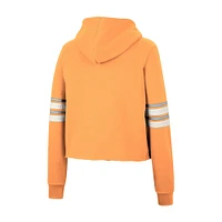 Women's Colosseum Tennessee Orange Volunteers Retro Cropped Pullover Hoodie