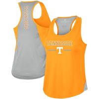 Women's Colosseum Tennessee Orange Volunteers Sachs 2-Hit Scoop Neck Racerback Tank Top