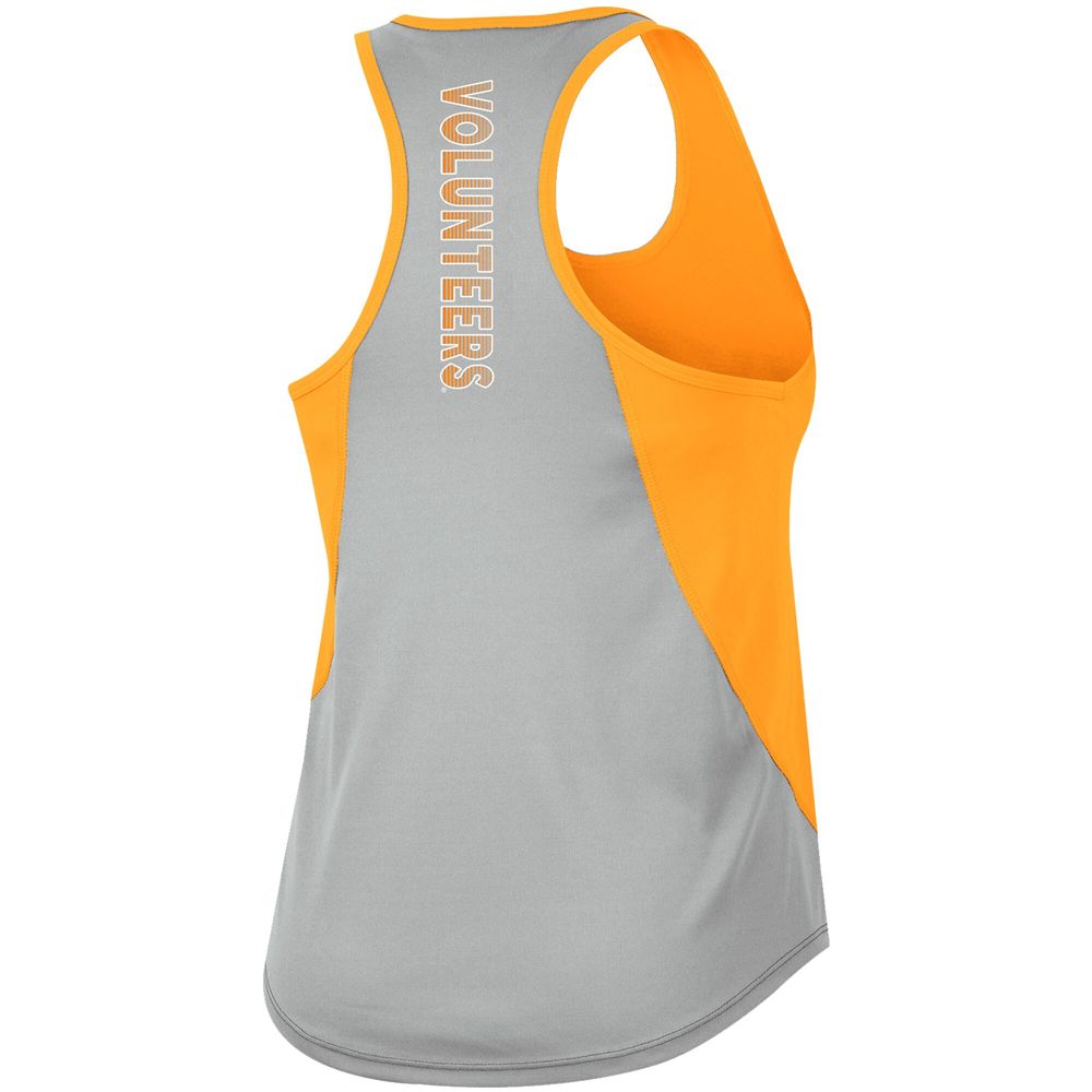 Women's Colosseum Tennessee Orange Volunteers Sachs 2-Hit Scoop Neck Racerback Tank Top