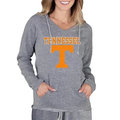 Tennessee Volunteers Concepts Sport Women's Mainstream Lightweight Terry Pullover Hoodie - Gray