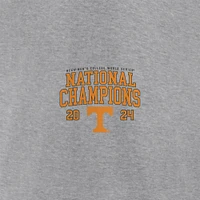 Fanatics pour femmes Heather Grey Tennessee Volunteers 2024 NCAA Men's Baseball College World Series Champions Calendrier T-shirt