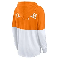 Sweat à capuche léger Fanatics Tennessee Orange/Blanc Volunteers Backup Option pour femmes