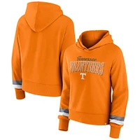 Women's Fanatics  Tennessee Orange Volunteers Badge Bridge Pullover Hoodie