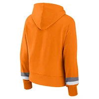 Women's Fanatics  Tennessee Orange Volunteers Badge Bridge Pullover Hoodie
