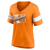 Women's Fanatics Tennessee Orange Volunteers Fan V-Neck T-Shirt