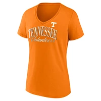 Women's Fanatics Tennessee Orange Volunteers Fundamentals Script Foil T-Shirt