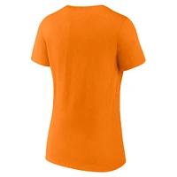 Women's Fanatics Tennessee Orange Volunteers Fundamentals Script Foil T-Shirt