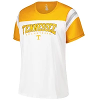 T-shirt Winning Gear blanc pour femmes Fanatics Tennessee Volunteers grande taille