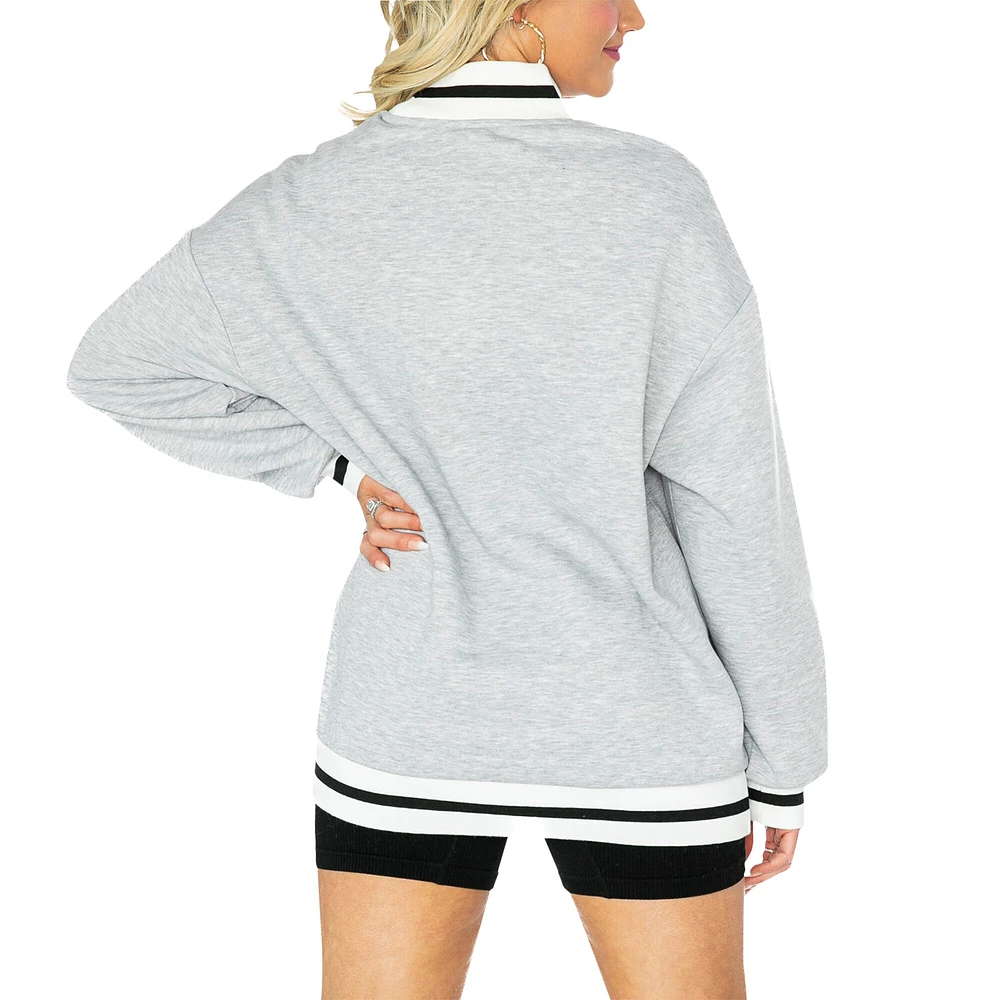 Sweat-shirt à col montant sportif Gameday Couture pour femme, gris, Tennessee Volunteers It To Win