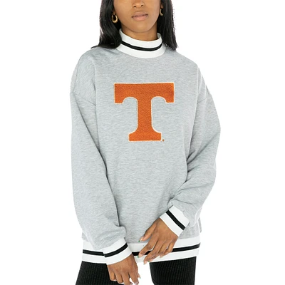 Sweat-shirt à col montant sportif Gameday Couture pour femme, gris, Tennessee Volunteers It To Win