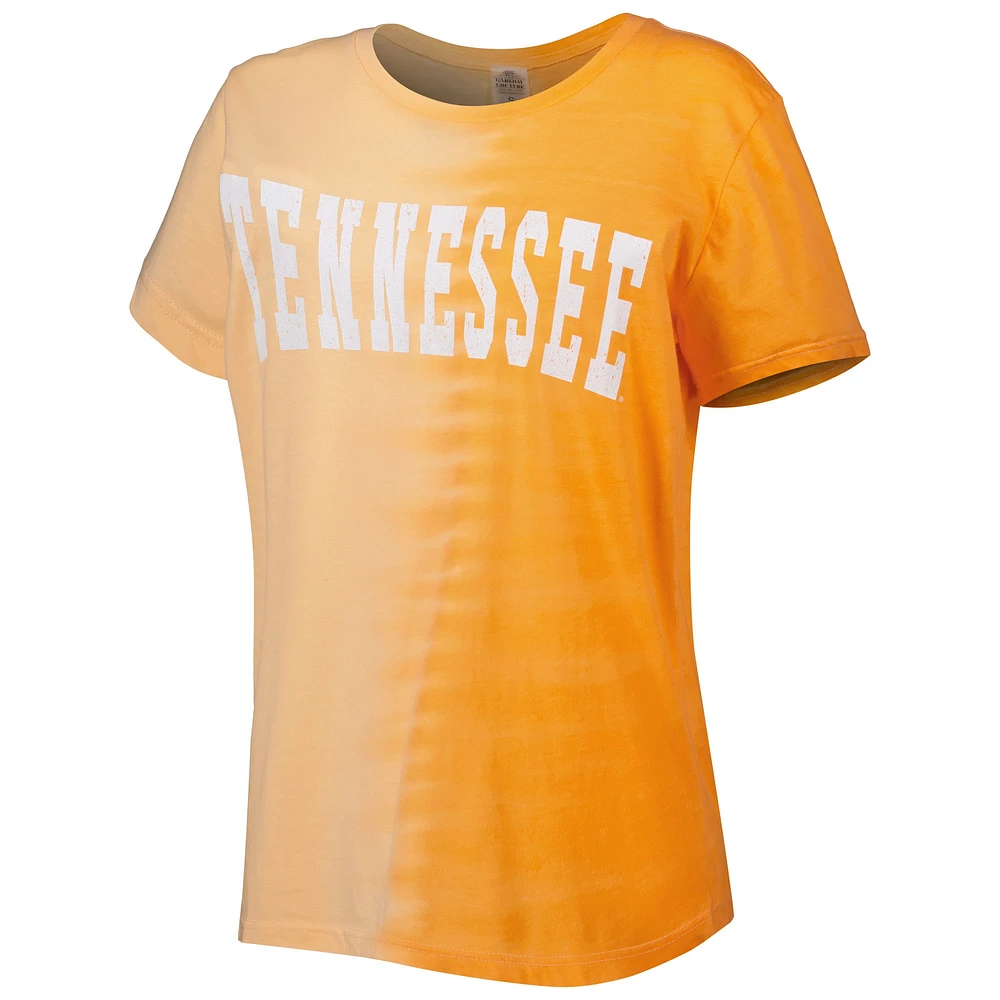 Women's Gameday Couture Tennessee Orange Volunteers Find Your Groove Split-Dye T-Shirt