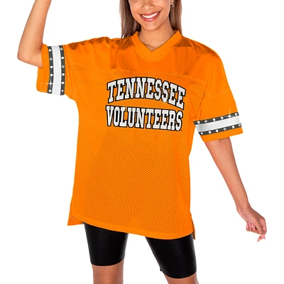 T-shirt à strass Gameday Couture Tennessee Orange Volunteers Until Kickoff pour femme