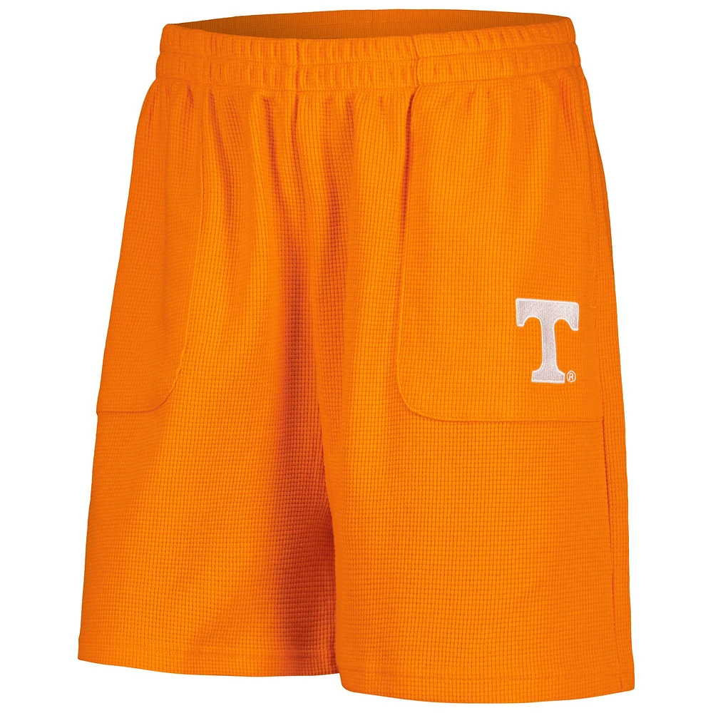 Women's Hype and Vice Tennessee Orange Volunteers Pocket Hit Grand Slam Waffle Shorts