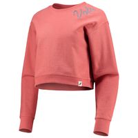 Women's League Collegiate Wear Tennessee Orange Volunteers Corded Timber Cropped Pullover Sweatshirt