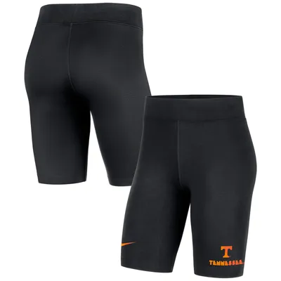 Tennessee Volunteers Nike Women's Essential Tri-Blend Bike Shorts - Black