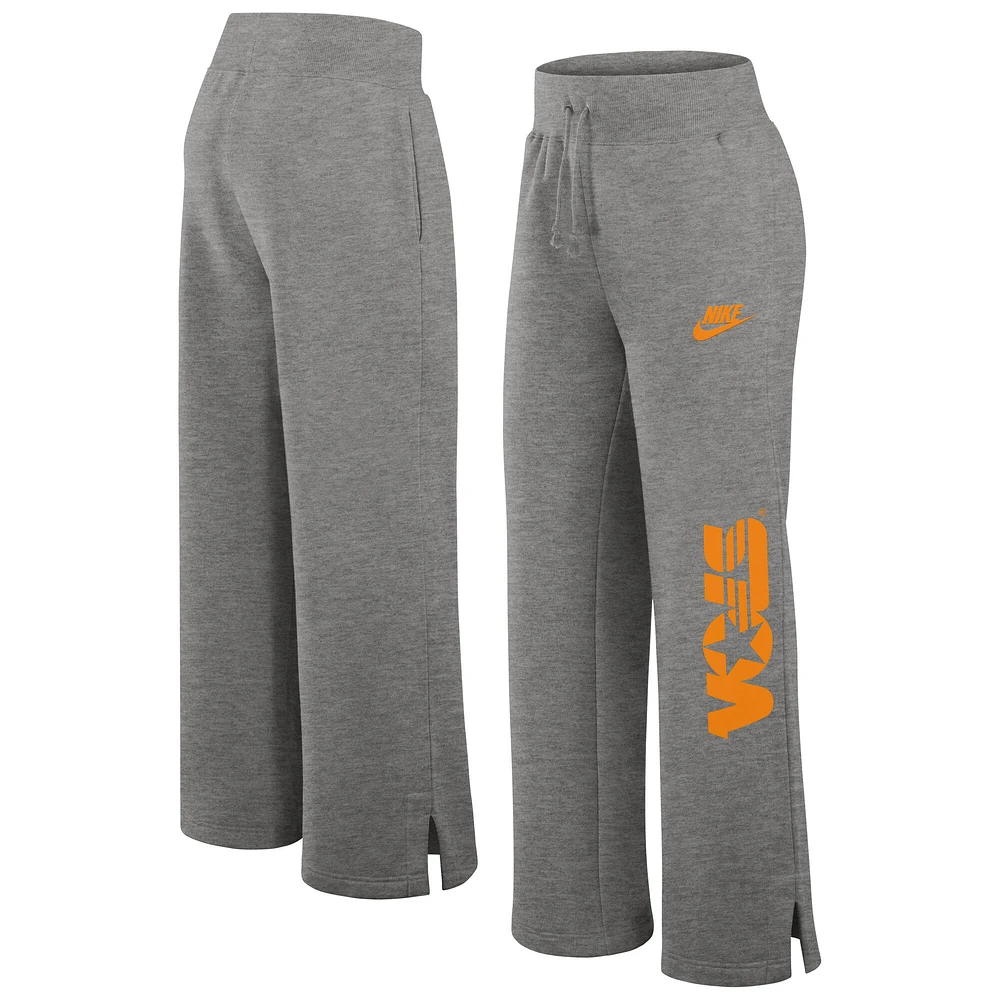 Women's Nike Heather Gray Tennessee Volunteers Legacy One Line Phoenix Fleece Sweatpants