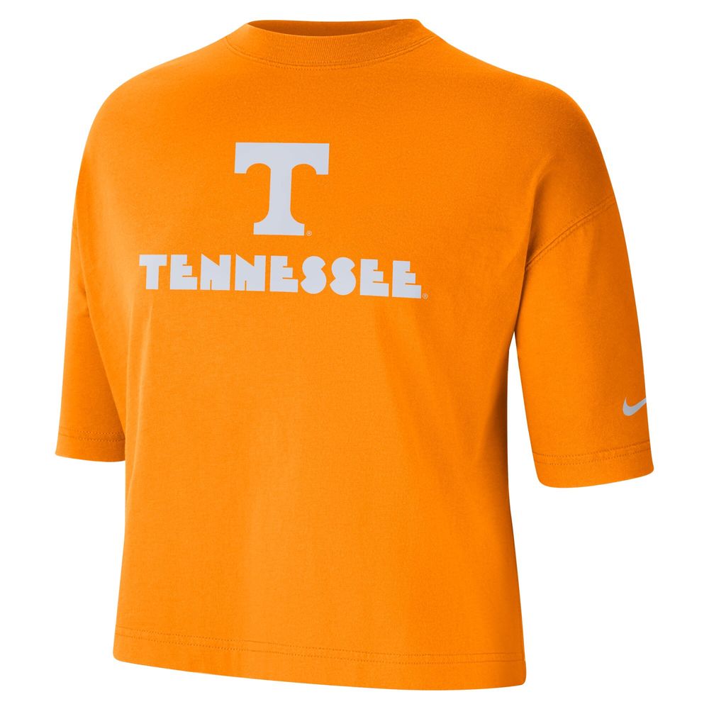 Women's Nike Tennessee Orange Volunteers Crop Performance T-Shirt