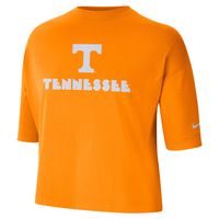 Women's Nike Tennessee Orange Volunteers Crop Performance T-Shirt