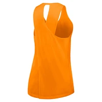 Débardeur Nike Tennessee Orange Volunteers Primetime Crossback pour femme