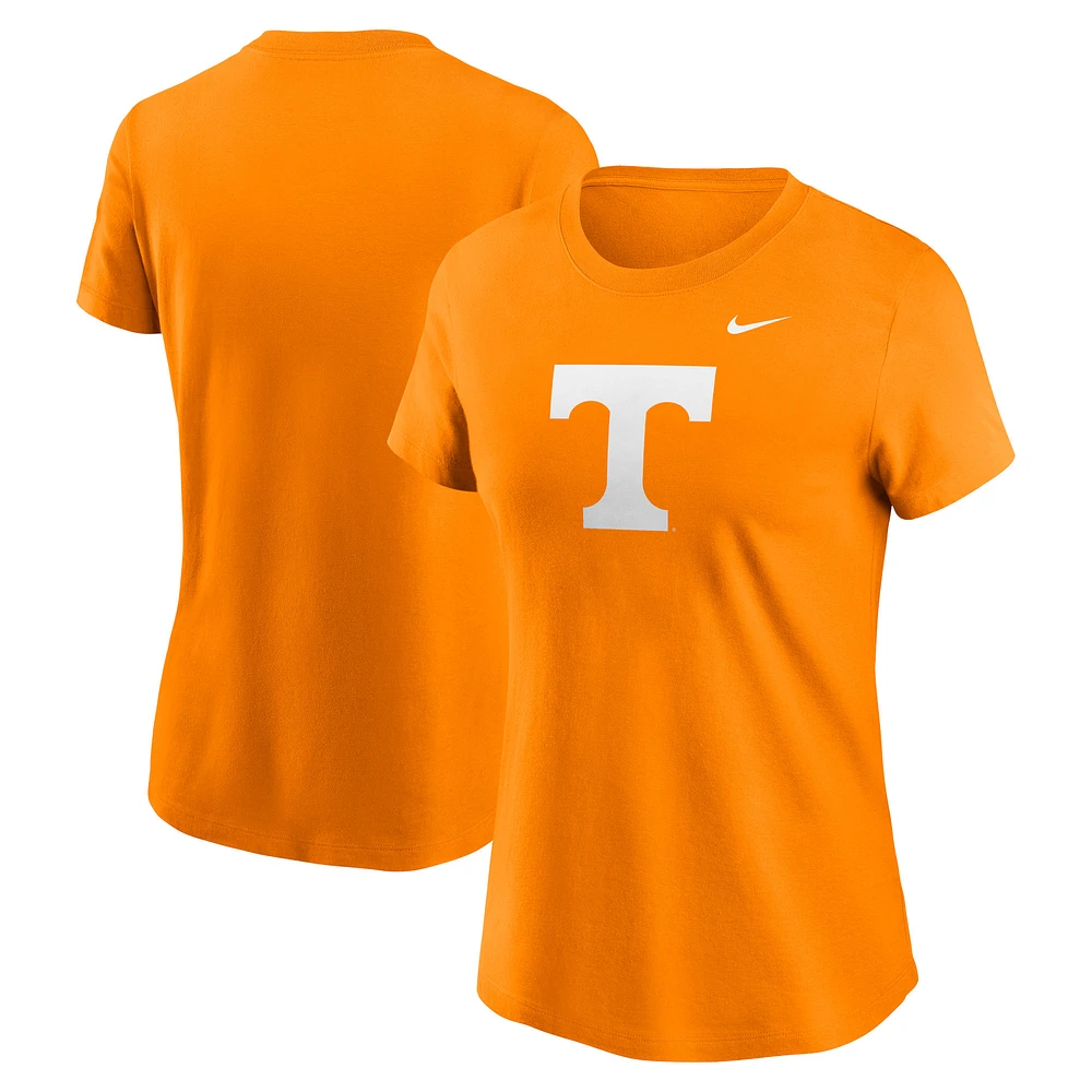 T-shirt Nike Tennessee Orange pour femme avec logo Primetime des Volunteers