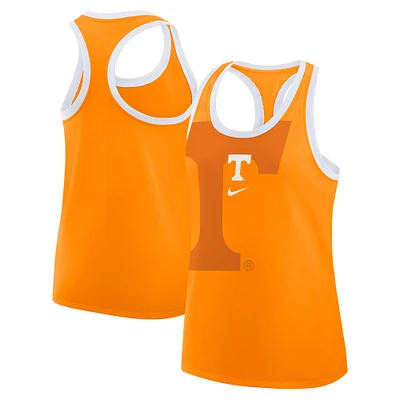 Women's Nike Tennessee Orange Volunteers Primetime Racerback Tri-Blend Tank Top
