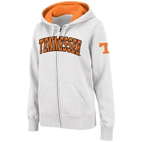 Sweat à capuche entièrement zippé Stadium Athletic Tennessee Volunteers pour femme avec nom arqué