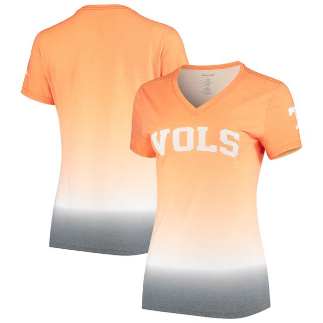 Boxercraft Women\'s Tennessee Orange Volunteers Ombre V-Neck T ...