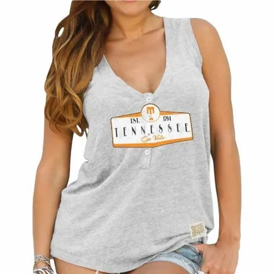 Lids Buffalo Bills Fanatics Branded Women's Plus Racerback Scoop Neck Tank  Top - Heathered Gray