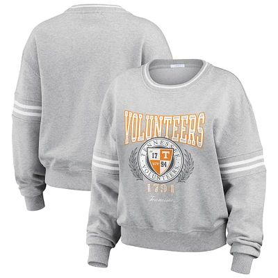 Pull à rayures classique gris chiné Tennessee Volunteers pour femme WEAR by Erin Andrews