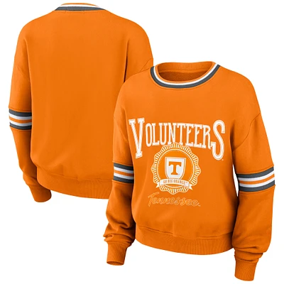 WEAR by Erin Andrews Sweat-shirt vintage orange Tennessee Volunteers pour femmes