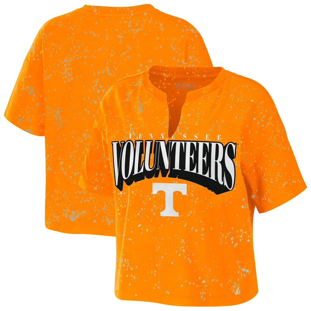 T-shirt à éclaboussures Tennessee Volunteers Orange pour femme WEAR by Erin Andrews