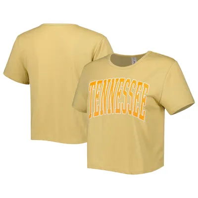 Tennessee Volunteers ZooZatz Women's Core Fashion Cropped T-Shirt - Tan