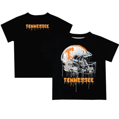 Tennessee Volunteers Youth Team Logo Dripping Helmet T-Shirt