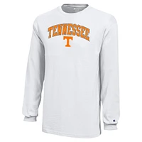 Champion des jeunes Blanc Tennessee Volunteers Arch Over Logo T-shirt à manches longues