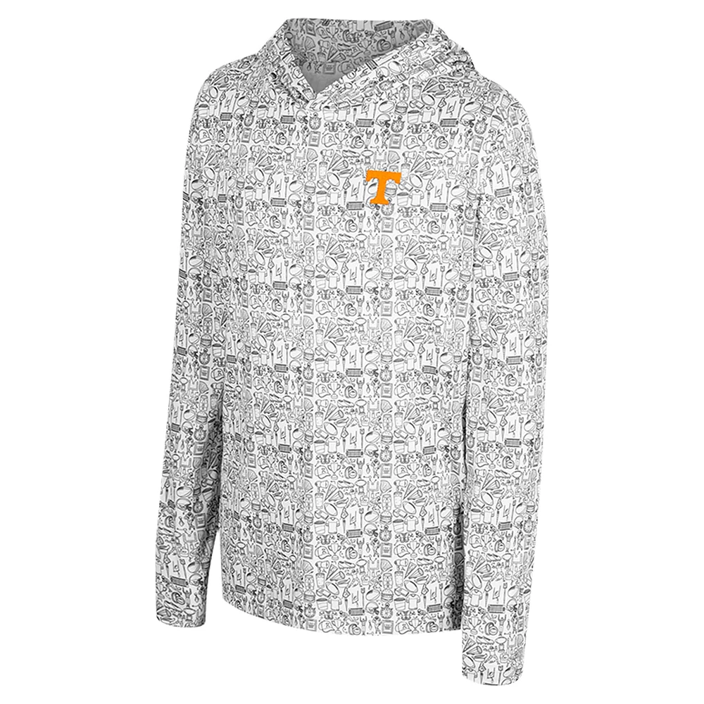 Youth Colosseum Black Tennessee Volunteers All-Over Print Hoodie