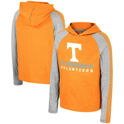 Youth Colosseum Tennessee Orange Volunteers Ned Raglan Long Sleeve Hooded T-Shirt