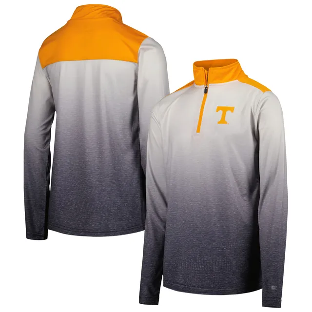 Men's Nike Cream Tennessee Volunteers Raglan Quarter-Zip Jacket