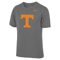 T-shirt Nike Tennessee Volunteers avec logo Legend Performance pour jeune, gris chiné