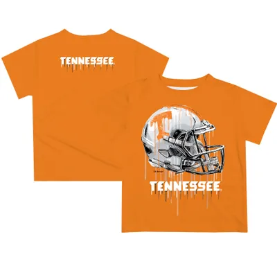 Tennessee Volunteers Youth Dripping Helmet T-Shirt - Orange