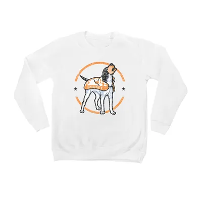 Tennessee Volunteers Youth End Zone Pullover Sweatshirt - White